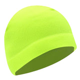 Maxbell Windproof Skull Hat Men Lightweight Winter Beanie for Basketball Hiking Fluorescent Green