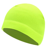 Maxbell Windproof Skull Hat Men Lightweight Winter Beanie for Basketball Hiking Fluorescent Green