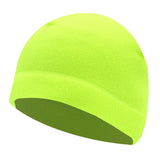 Maxbell Windproof Skull Hat Men Lightweight Winter Beanie for Basketball Hiking Fluorescent Green