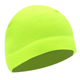 Maxbell Windproof Skull Hat Men Lightweight Winter Beanie for Basketball Hiking Fluorescent Green