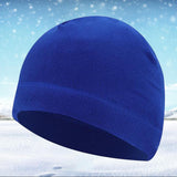 Maxbell Windproof Skull Hat Men Lightweight Winter Beanie for Basketball Hiking Blue