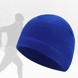 Maxbell Windproof Skull Hat Men Lightweight Winter Beanie for Basketball Hiking Blue