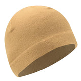 Maxbell Windproof Skull Hat Men Lightweight Winter Beanie for Basketball Hiking Khaki