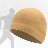 Maxbell Windproof Skull Hat Men Lightweight Winter Beanie for Basketball Hiking Khaki