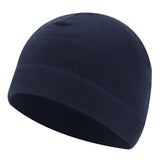 Maxbell Windproof Skull Hat Men Lightweight Winter Beanie for Basketball Hiking Navy Blue