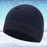 Maxbell Windproof Skull Hat Men Lightweight Winter Beanie for Basketball Hiking Navy Blue