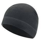 Maxbell Windproof Skull Hat Men Lightweight Winter Beanie for Basketball Hiking Dark Gray