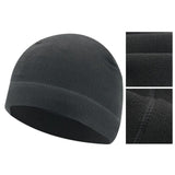 Maxbell Windproof Skull Hat Men Lightweight Winter Beanie for Basketball Hiking Dark Gray