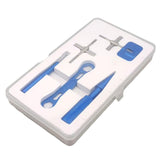 Maxbell Fishing Reel Repair Tool Kit Durable Metal Multi Use for Outdoor Activities Blue