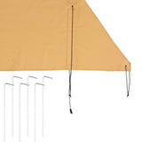Maxbell Windproof Camping Windshield Canvas Barbecue Privacy Grills Cooking bonfires Khaki