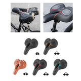 Maxbell Mountain Bike Seat Cushion Shock Absorbing for Cycling Parts Road Bikes Black