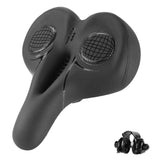 Maxbell Mountain Bike Seat Cushion Shock Absorbing for Cycling Parts Road Bikes Black