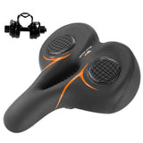 Maxbell Mountain Bike Seat Cushion Shock Absorbing for Cycling Parts Road Bikes Orange