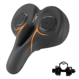 Maxbell Mountain Bike Seat Cushion Shock Absorbing for Cycling Parts Road Bikes Orange