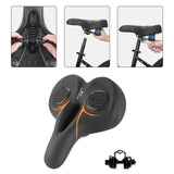 Maxbell Mountain Bike Seat Cushion Shock Absorbing for Cycling Parts Road Bikes Orange