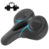 Maxbell Mountain Bike Seat Cushion Shock Absorbing for Cycling Parts Road Bikes Blue