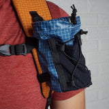 Maxbell Water Bottle Holder with Drawstring Pouch Bags Hydration Carrier Blue