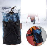 Maxbell Water Bottle Holder with Drawstring Pouch Bags Hydration Carrier Blue