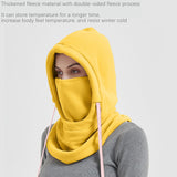 Maxbell Maxbell Balaclava Winter Hat Facial Neck Warmer for Snowboarding Ski Men Women Yellow