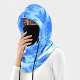 Maxbell Balaclava Ski Bandana Breathable for Snowboarding Hiking Motorcycle blue