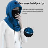 Maxbell Balaclava Ski Bandana Breathable for Snowboarding Hiking Motorcycle dark blue