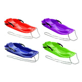 Maxbell Maxbell Snowboard Toboggan Rope Handles Brakes Snow Sledge Master for Winter Outdoor Purple