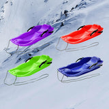 Maxbell Maxbell Snowboard Toboggan Rope Handles Brakes Snow Sledge Master for Winter Outdoor Purple