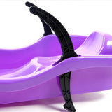 Maxbell Maxbell Snowboard Toboggan Rope Handles Brakes Snow Sledge Master for Winter Outdoor Purple