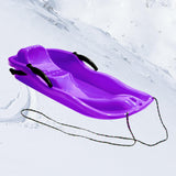 Maxbell Maxbell Snowboard Toboggan Rope Handles Brakes Snow Sledge Master for Winter Outdoor Purple