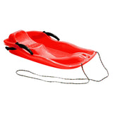 Maxbell Maxbell Snowboard Toboggan Rope Handles Brakes Snow Sledge Master for Winter Outdoor Red