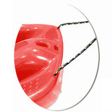 Maxbell Maxbell Snowboard Toboggan Rope Handles Brakes Snow Sledge Master for Winter Outdoor Red