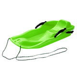 Maxbell Maxbell Snowboard Toboggan Rope Handles Brakes Snow Sledge Master for Winter Outdoor Green