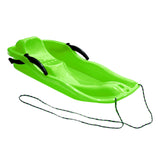 Maxbell Maxbell Snowboard Toboggan Rope Handles Brakes Snow Sledge Master for Winter Outdoor Green