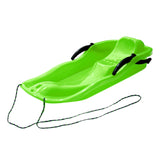 Maxbell Maxbell Snowboard Toboggan Rope Handles Brakes Snow Sledge Master for Winter Outdoor Green