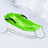Maxbell Maxbell Snowboard Toboggan Rope Handles Brakes Snow Sledge Master for Winter Outdoor Green