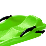 Maxbell Maxbell Snowboard Toboggan Rope Handles Brakes Snow Sledge Master for Winter Outdoor Green
