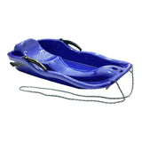 Maxbell Maxbell Snowboard Toboggan Rope Handles Brakes Snow Sledge Master for Winter Outdoor Blue