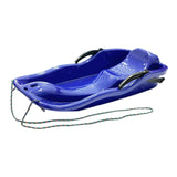 Maxbell Maxbell Snowboard Toboggan Rope Handles Brakes Snow Sledge Master for Winter Outdoor Blue