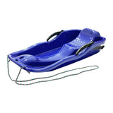 Maxbell Maxbell Snowboard Toboggan Rope Handles Brakes Snow Sledge Master for Winter Outdoor Blue
