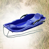 Maxbell Maxbell Snowboard Toboggan Rope Handles Brakes Snow Sledge Master for Winter Outdoor Blue