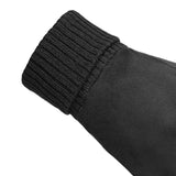 Maxbell Maxbell Anti Slip Winter Warm Gloves Mittens Touch Screen Waterproof Soft Mens Black