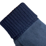 Maxbell Maxbell Anti Slip Winter Warm Gloves Mittens Touch Screen Waterproof Soft Mens Blue