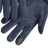 Maxbell Maxbell Anti Slip Winter Warm Gloves Mittens Touch Screen Waterproof Soft Mens Blue