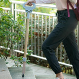 Maxbell Maxbell Multifunctional Trekking Poles Portable Folding Cane Anti Skid for Travel Aureate