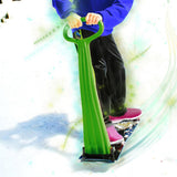 Maxbell Maxbell Durable Snow Sled Snow Downhill for Kids Adults Grass Winter Sledding Fun Green