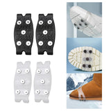 Maxbell Maxbell Traction Cleats Crampons Overshoe Durable for Running Winter Accessory Boots Black