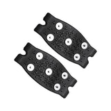 Maxbell Maxbell Traction Cleats Crampons Overshoe Durable for Running Winter Accessory Boots Black