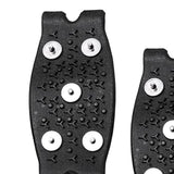Maxbell Maxbell Traction Cleats Crampons Overshoe Durable for Running Winter Accessory Boots Black