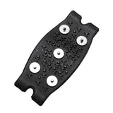 Maxbell Maxbell Traction Cleats Crampons Overshoe Durable for Running Winter Accessory Boots Black