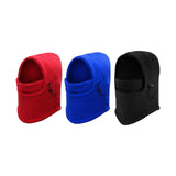 Maxbell Maxbell Balaclava Adjustable Scarf Winter Hat Windproof Neck Warmer Comfortable Red